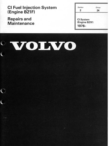 1976 Injection repairs