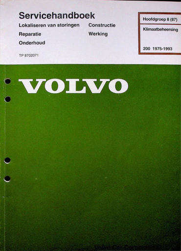 Wijzigingen Klimaatinstall  '75 '93