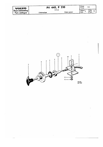 Chokebediening B16A
