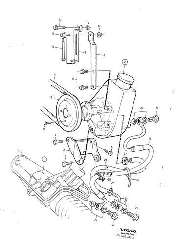 Pomp stuurbekrachtiging B280