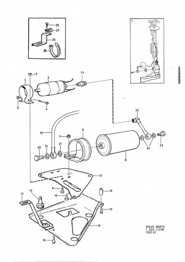 B21F, B23F Brandstofpomp