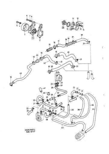 Koelsysteem B18F, Turbo CH  551749