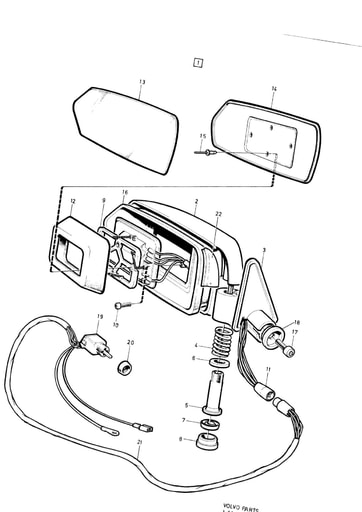 Spiegels elektrisch  1985