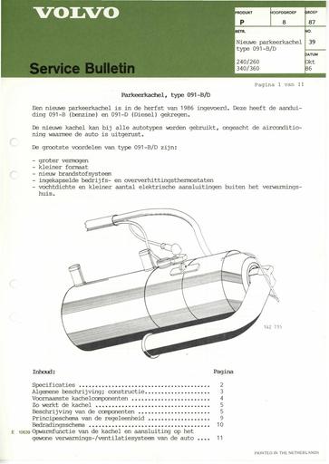 Bulletin Parkeerkachel 091 B,D '86