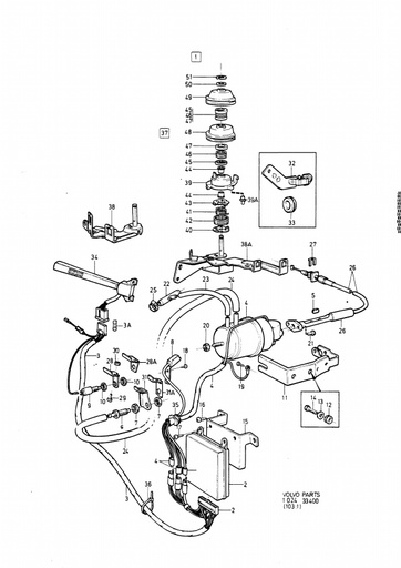 Injectie, excl B21F, B23F Cruise control