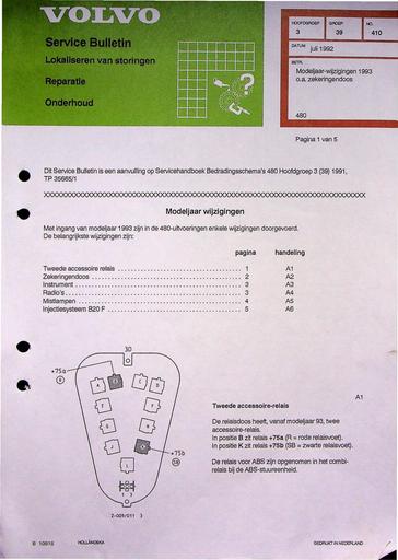 Bulletin 480 Wijziging Zekeringdoos Juli'93