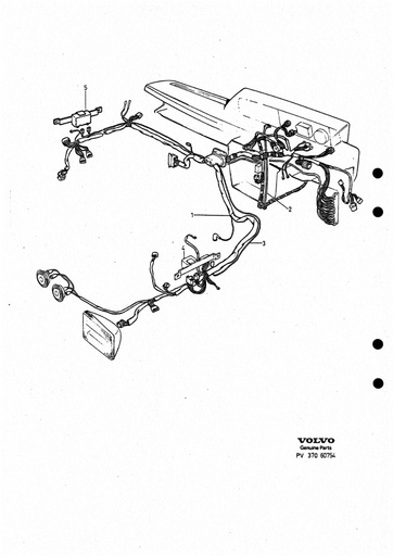 Kabelboom Dashboard Motor, excl DSL