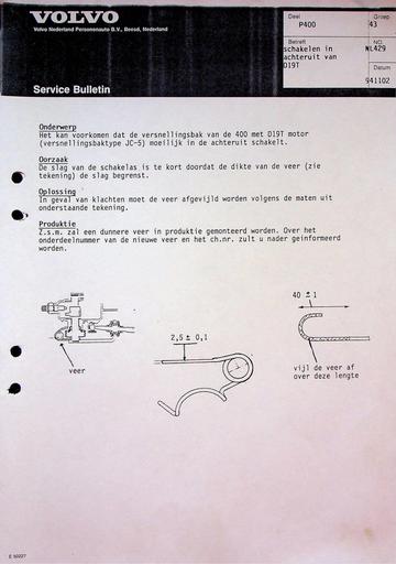 Bulletin 400 Schakelen D19T Nov'94