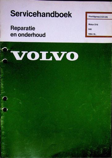 Rep  Onderh  D16 In  en Uitlaatsysteem '84