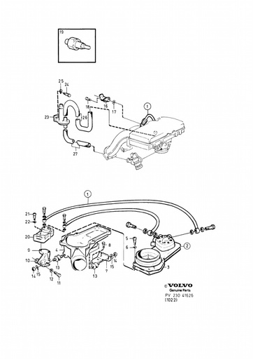 B200E, B230E Brandstofsysteem