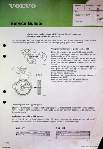 Bulletin B14 Vliegwiel montage