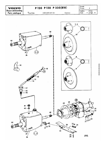 Versnellingsbak M30, M40, M41 GV