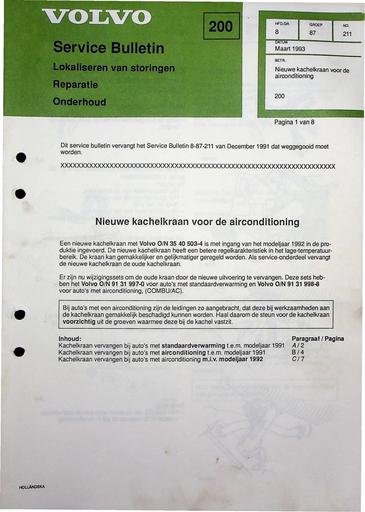 Bulletin 200 Kachelkraan Airco Mrt'93