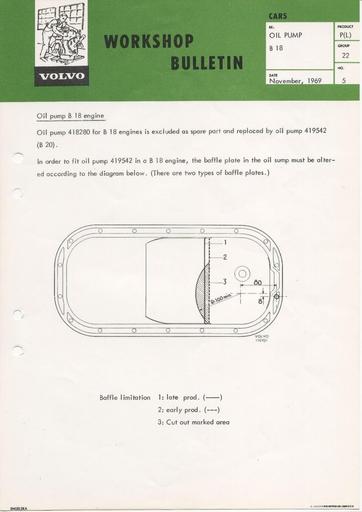 Bulletin Oliepomp B18 Febr  '69 (Engels)