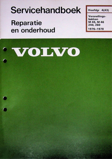 Servicehandboek M45, M46 '76 '78