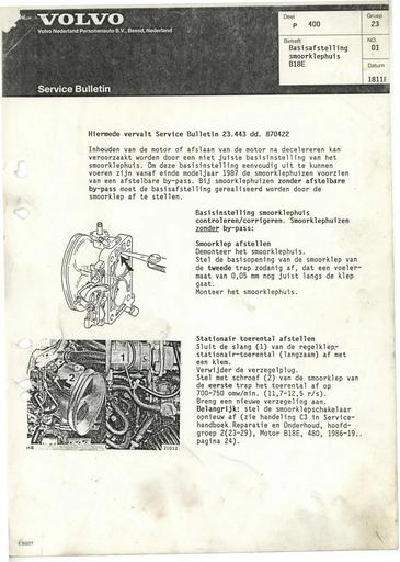 400 Bulletin Smoorklephuis B18E Nov'89
