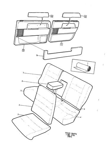 Bekleding 5 drs 5913, 5943, 5953