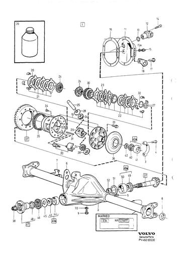 Achteras 1041 Sperdifferentieel 1990