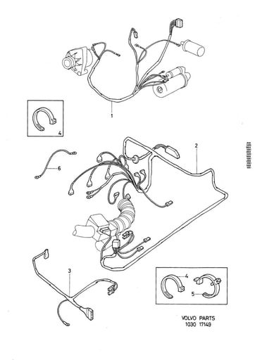 B19A, B19E Kabelboom motor