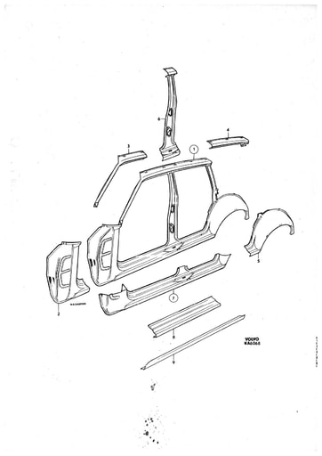 145 Zijkant componenten body