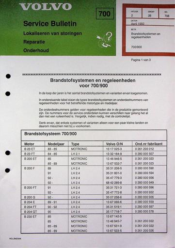 700 900 Brandstofsystemen '92