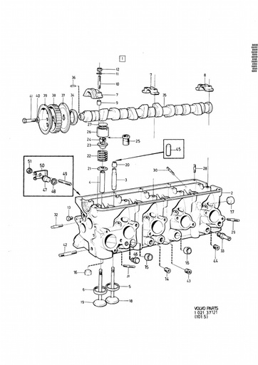 B17, B19, B21, B23 Cilinderkop