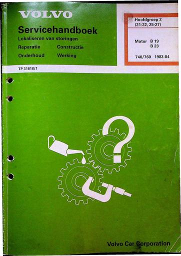 740 760 B19, B23 Smeersysteem '83 84