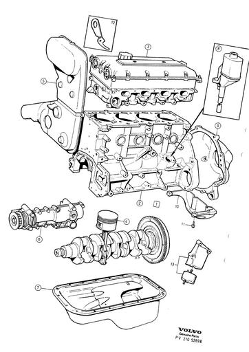 B204, B234 Motor compleet