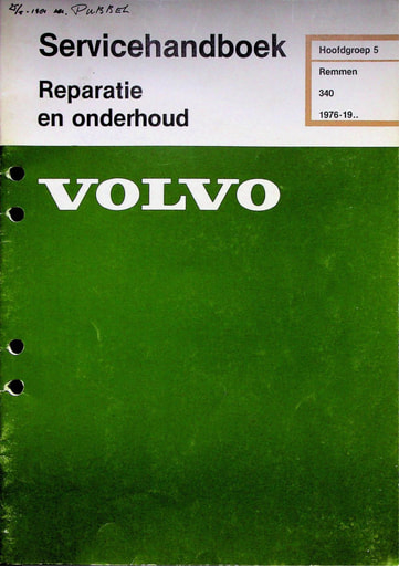 Rep  Onderh  Remmen 340 '76 '79
