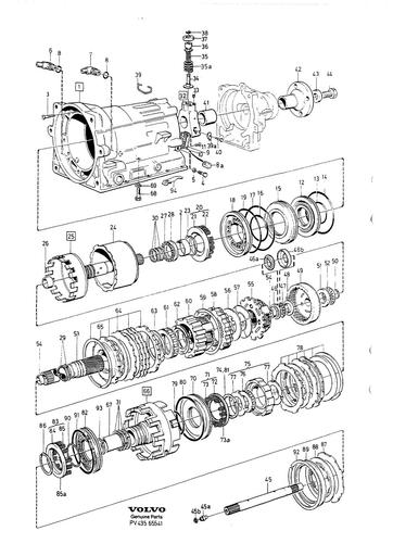 AW70, AW71, AW72 Planetary drive