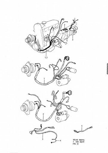 Kabelboom B17, B19, B21, B23 Motor bak1