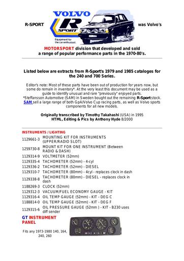 R sport 200, 700 (Engels)