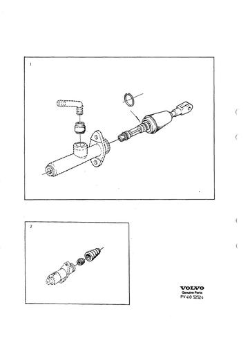 Hulpkoppelingscilinder reparatieset