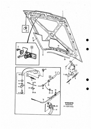 Motorkap Compleet