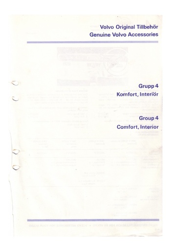 Accessoires 1971
