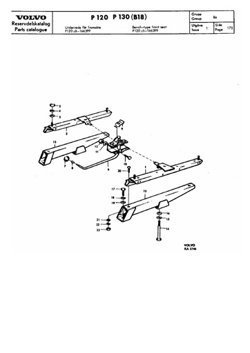P120 Stoelbevestiging Ch   166399