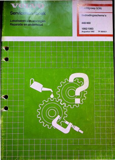 Bedradingsschema's 440, 460 Aug '92