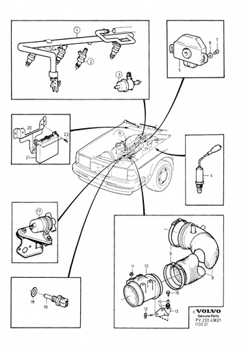 B230F Brandstofsysteem