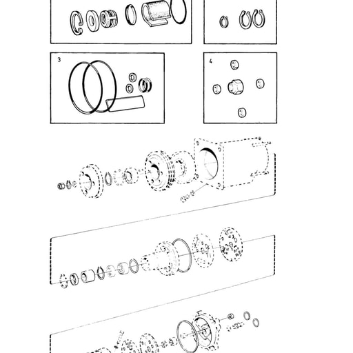 6 cilinder Compressor Reparatiekit