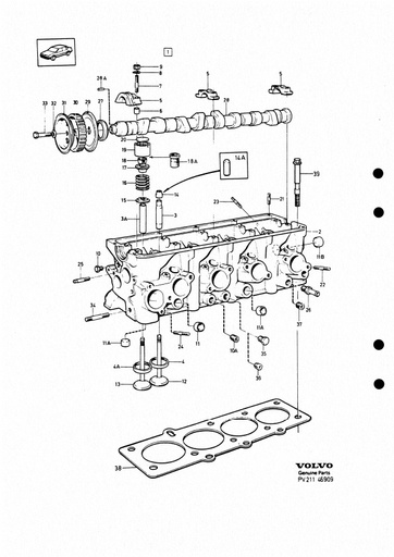 B19, B21 Cilinderkop