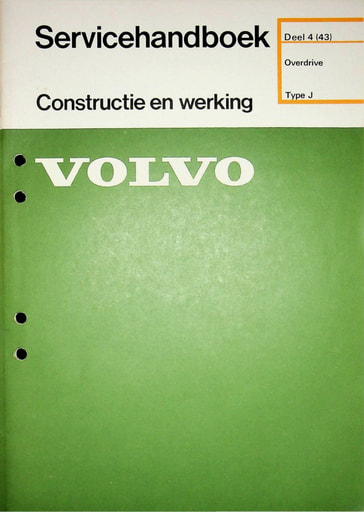 Constructie en werking J Overdrive '76 '86