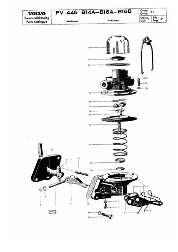 Benzinepomp B14, B16A en B16B