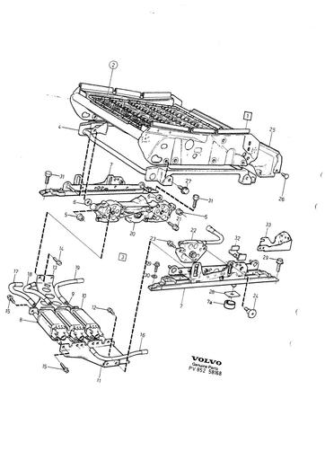 Voorstoel subframe elec