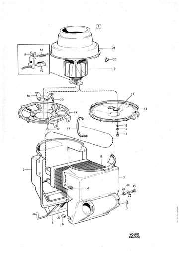 Verwarming radiator, ventilator 1