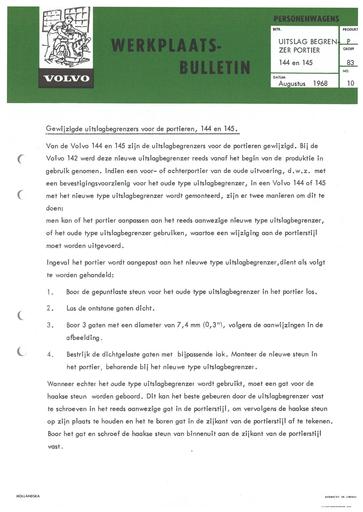 Bulletin Uitslagbegrenzers 144, 145 Aug '68