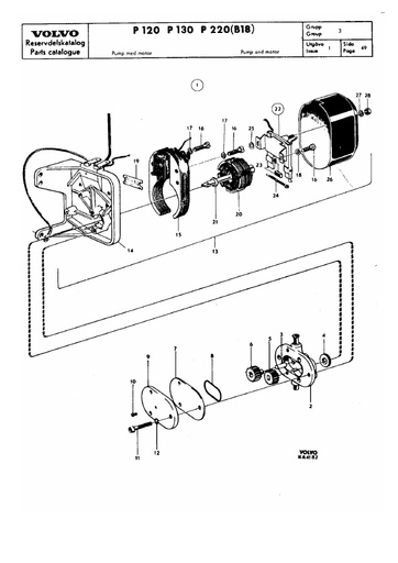 Ruitensproeier motor componenten