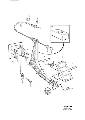 Gaspedaal B200E,F, B230E,F