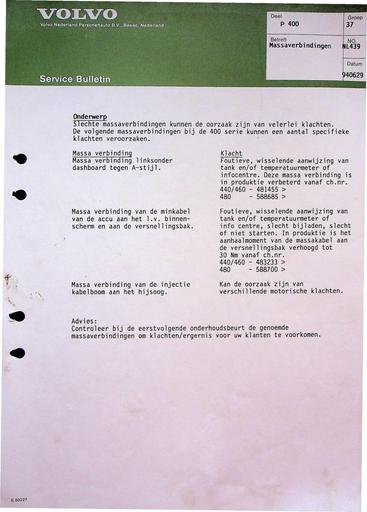 Bulletin 400 Slechte Massa Juni'94