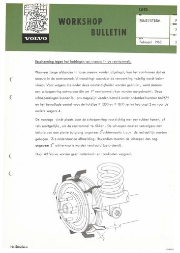 Bulletin Sneeuwbescherming Remtrommel Febr  '63