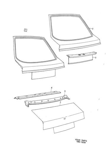 Achterklep frame 440, 460